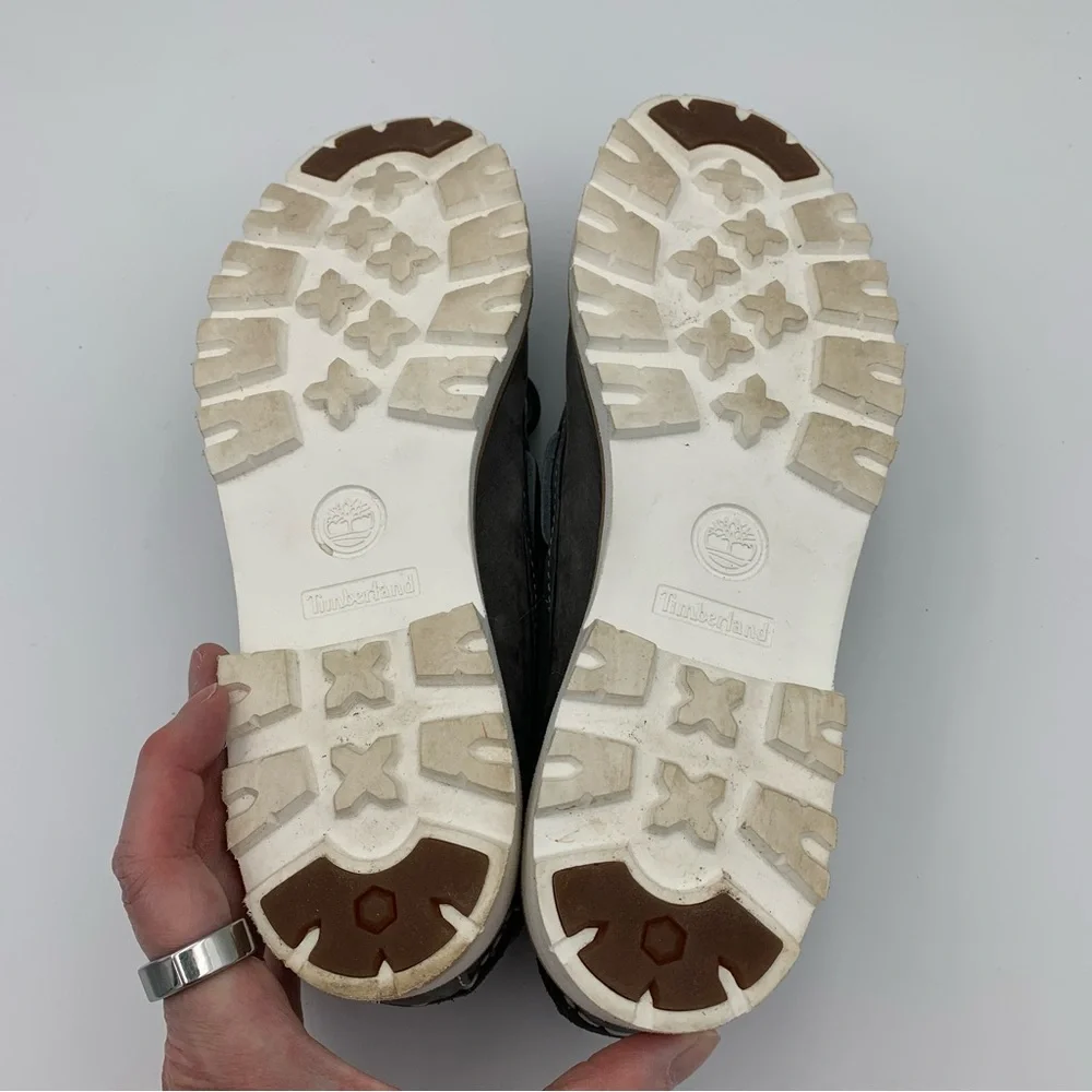 Timberland Noreen Lite‎ Boat Shoe Women Sz 8 Gray Suede  Nubuck A3198 MSRP $110